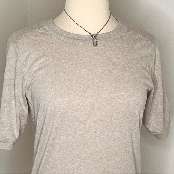 Madewell Mini Tee dress Light Beige midi length. Short sleeve Size XS - Picture 6 of 10